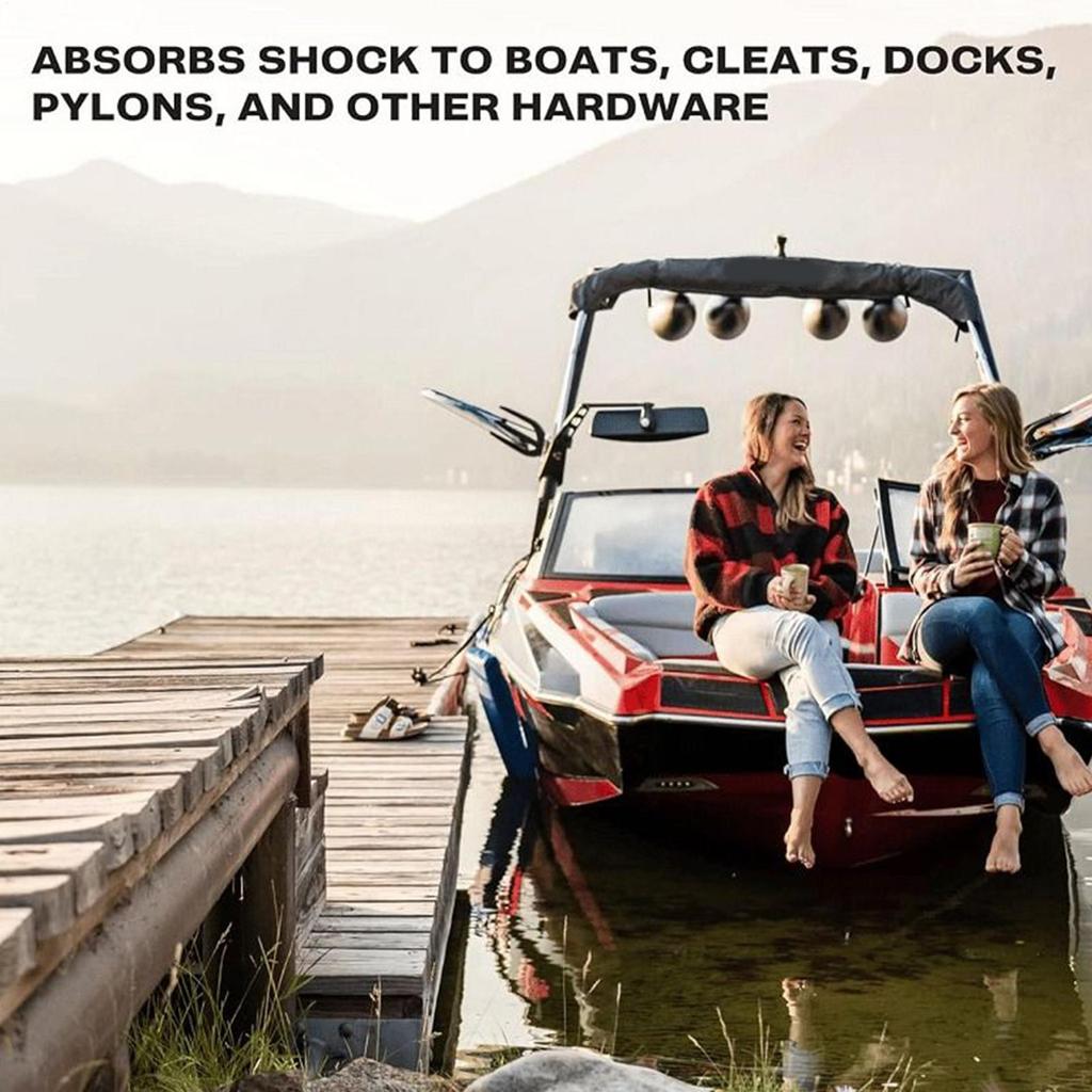 Amarrações para Barcos para Amarração em Cais Cordas de Barco para Atracação Segurança Marítima Produtos de Ancoragem para Caiaque para Pontão Rafting Embarcações