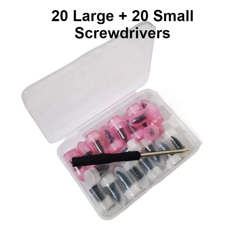 20/40PCS Rubber Car Vacuum Tyre Repair Nail Kit Screw in Mushroom Nails Tire Repair Plugs Car Tire Repair Tools