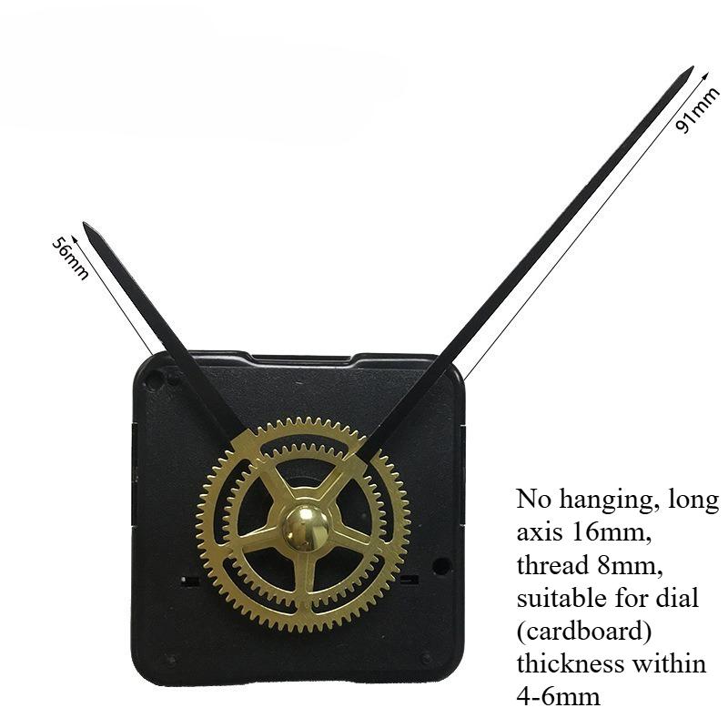 Silent Wall Clock Movement Swing Table Clock Mechanism DIY Timepiece Core Pointer Module Replacement Accessory for Handmade