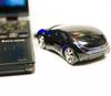 USB Wireless Car Set of Sports Car Optical Mouse, Black, 2, White, Mouse, Wireless, Quiet,