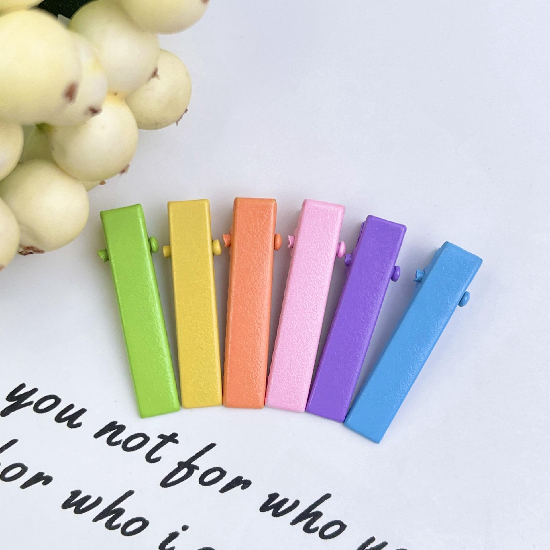 Cute Fruit Drip Oil Hair Clips - Grape, Banana, Apple, Strawberry, Pineapple, Cherry
