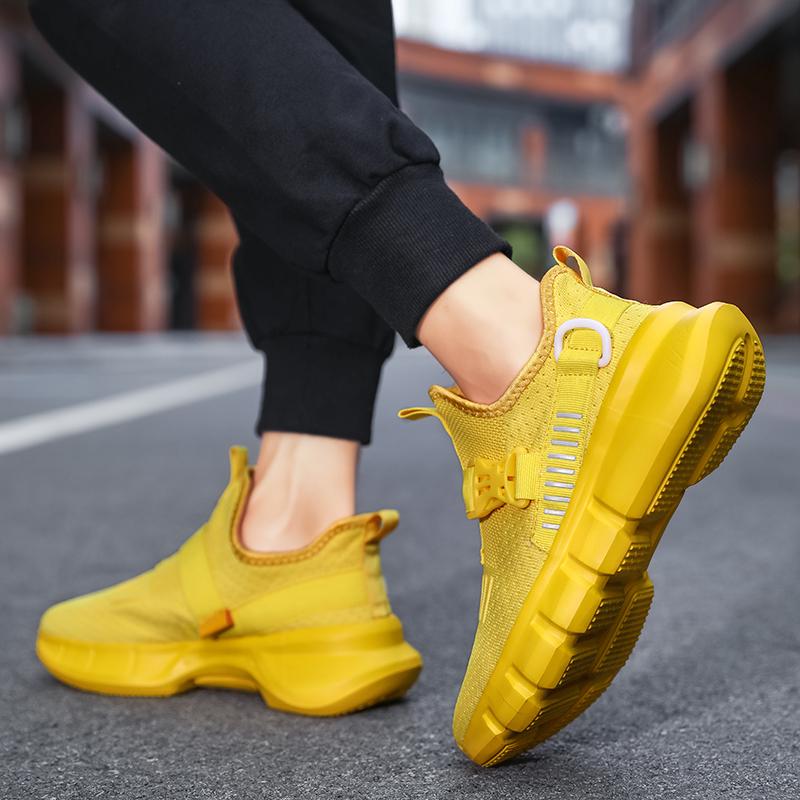 Nuevas zapatillas de deporte de malla para hombre, zapatillas de