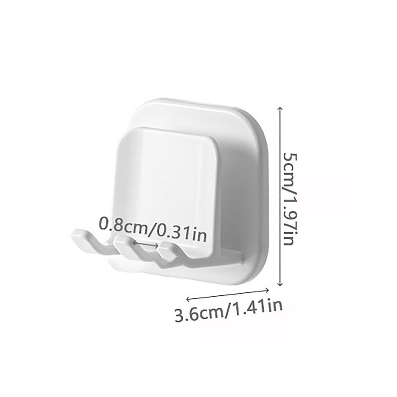 Toothbrush Holder Upside Down Cup Holder Abs Free Punching Seamless Wall-Mounted Wash Storage Rack Bathroom Accessories