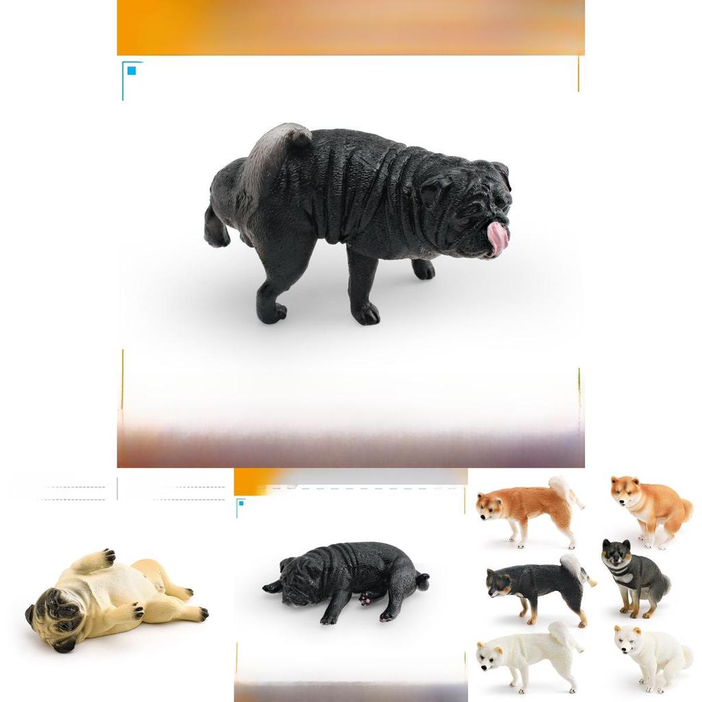 PVC Japanisches Shiba Inu Modell Für Kinder Pädagogisches Spielzeug Tierfigur