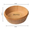 50/100/200Pcs Air Fryer Disposable Paper Non-Stick Airfryer Baking Papers Round Air-Fryer Paper Liners Paper Kitchen Accessories
