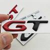 3D Metal GT Logo Badge Car Rear Trunk Sticker Emblem For Peugeot 308 407 106 205 206 208 108 406 408 306 Accessories