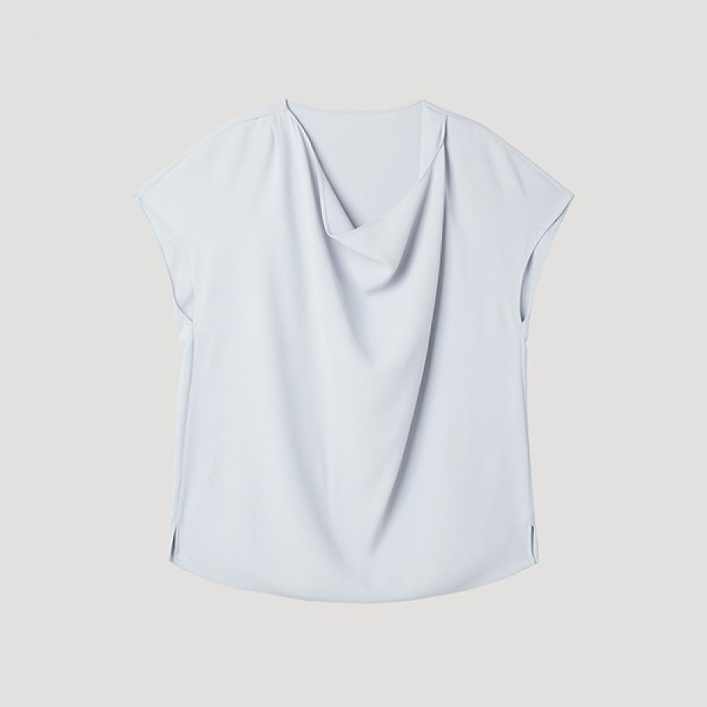 

[She S miSS] Drape SleeveleSS blouSe Swwblp22110 Lg light gray/66