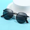 Trendy Circle Round Sunglasses Vintage Uv Protection Metal Frame Sun Glasses Summer Streetwear Accessories For Women Men