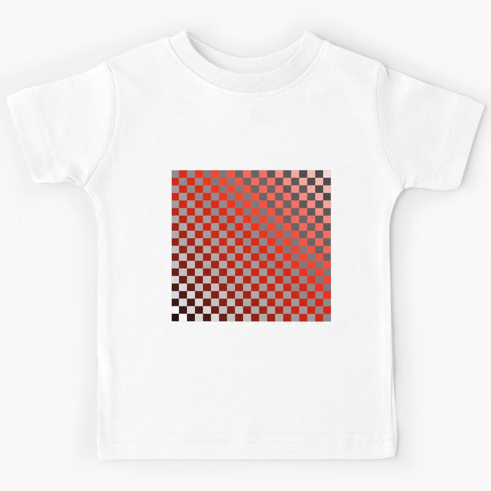 Shiny Squares geometric pattern 5 Kids T-Shirt 100