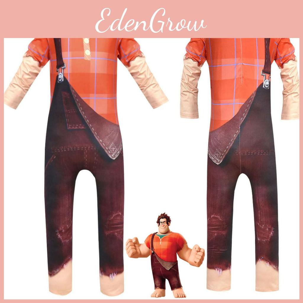 Wreck-it Ralph 2 Cosplay Costume Jumpsuit For Kids Ideal For Halloween And Christmas Fun