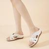 Women's Flowers Decor Slide Sandals, Casual Open Toe Arch Support Shoes, Comfortable Summer Outside Slides