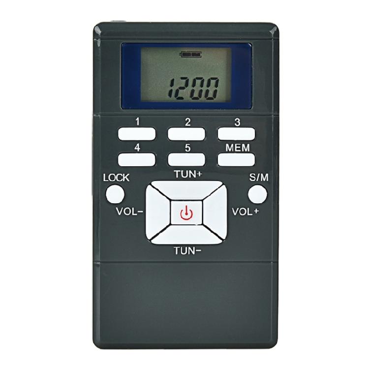 Portable AM FM Radio with Headphones Auto Scan Memory Function Small Size for Travel Camping Home Use