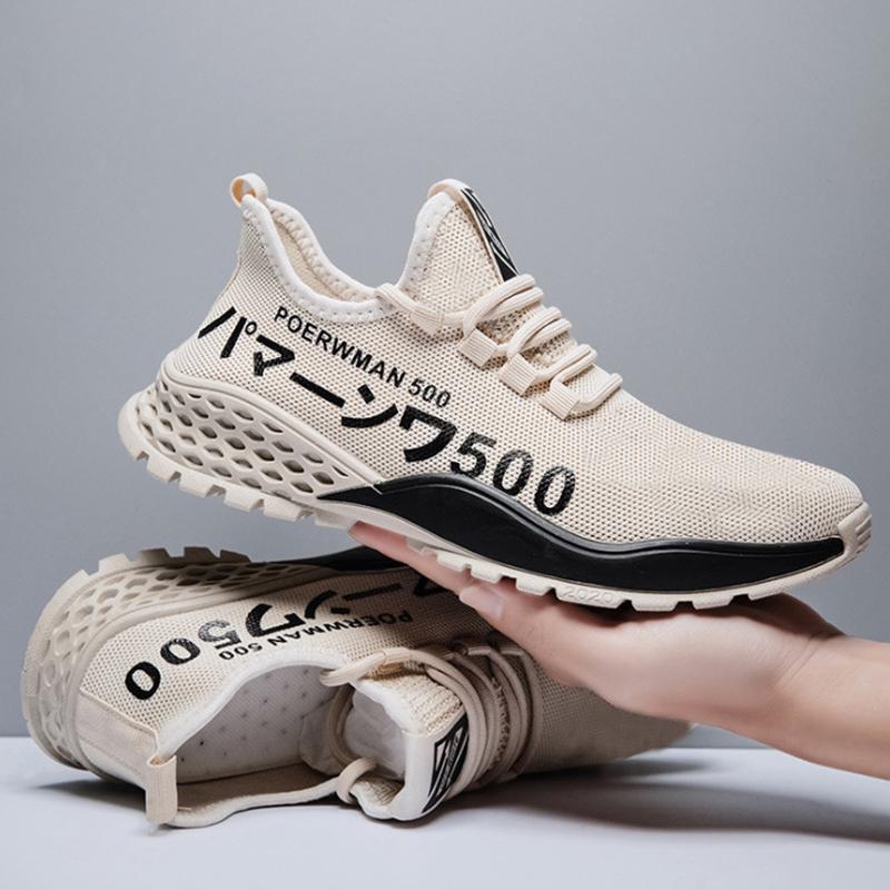 Chaussures pour hommes Chaussures de sport décontractées Chaussures simples coréennes Chaussures de course pour hommes Chaussures de voyage en tissu à semelle souple Baskets respirantes pour hommes
