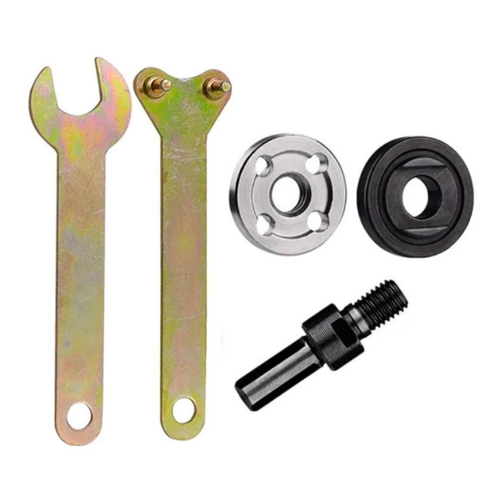 

10мм Електричний Дриль Перехідник Кутова Шліфмашина Металевий З єднувальний Стрижень Набір - Адаптер для Шліфування для Різального Диска Полірувального Колеса