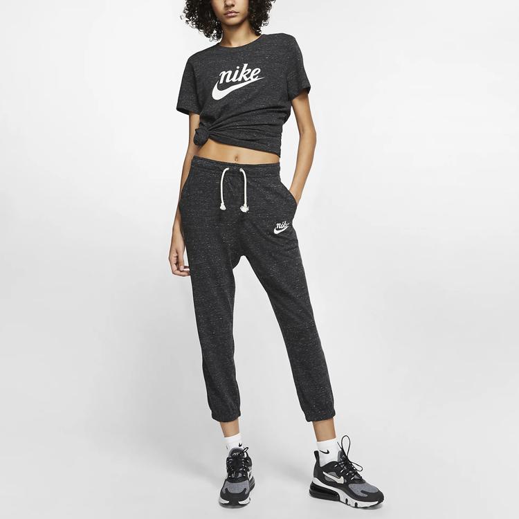 Nike As W Nsw Gym Vntg Capri Casual Training Running Pants Women pants Black CJ1825-010