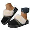 Kapcie Damskie Indoor i Outdoor Pluszowe z Podeszwą z Pianki Memory Przytulne Kapcie Miękkie Buty do Sypialni Kapcie Domowe Damskie Zimowe