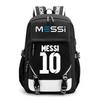 Large Capacity Schoolbag with Shoulder Strap; Student Three-piece Pencil Case Set
