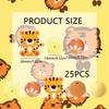 30PCS Silicone Bead Set - Cute Dinosaur, Plant & Flower Designs for DIY Jewelry, Keychains, Bracelets & Craft Pens