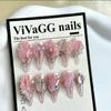 INS Hot Selling Accept Customization Duck Shape Artificial Fingernails Manicure False Nails with Glue Stickers Press on Nails