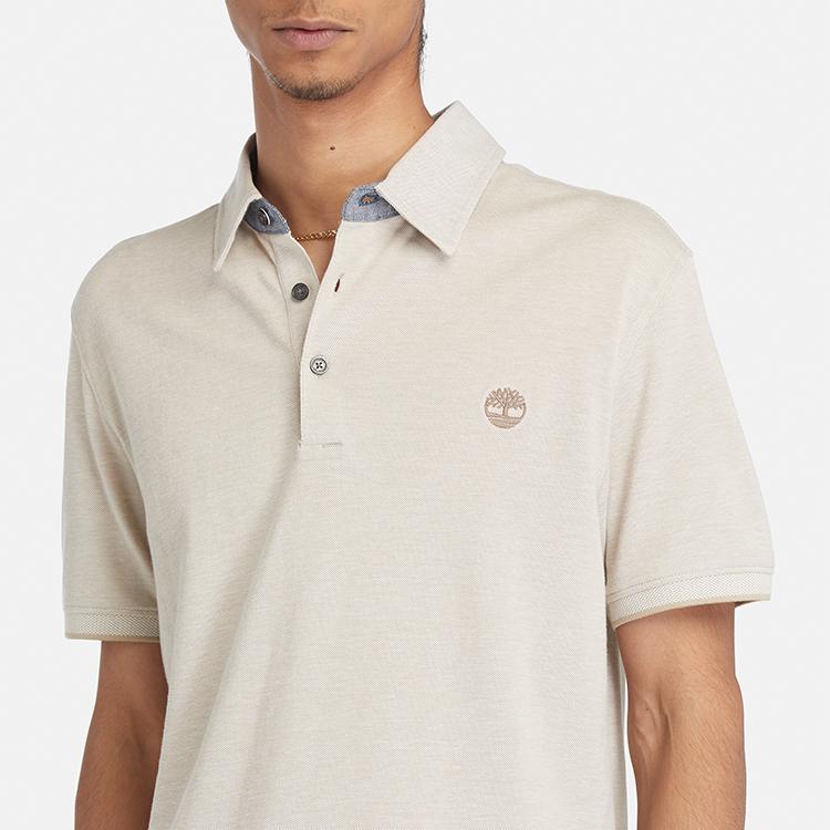 Timberland Casual Business Breathable Short Sleeve Polo Shirt Men tops A42B5-DH4