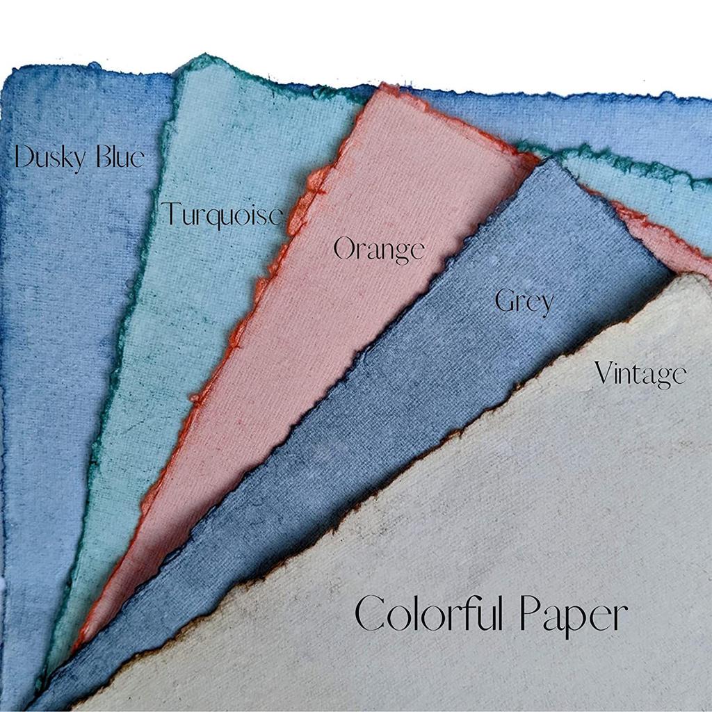 Diario in pelle vintage fatto a mano con pagine multicolori vintage