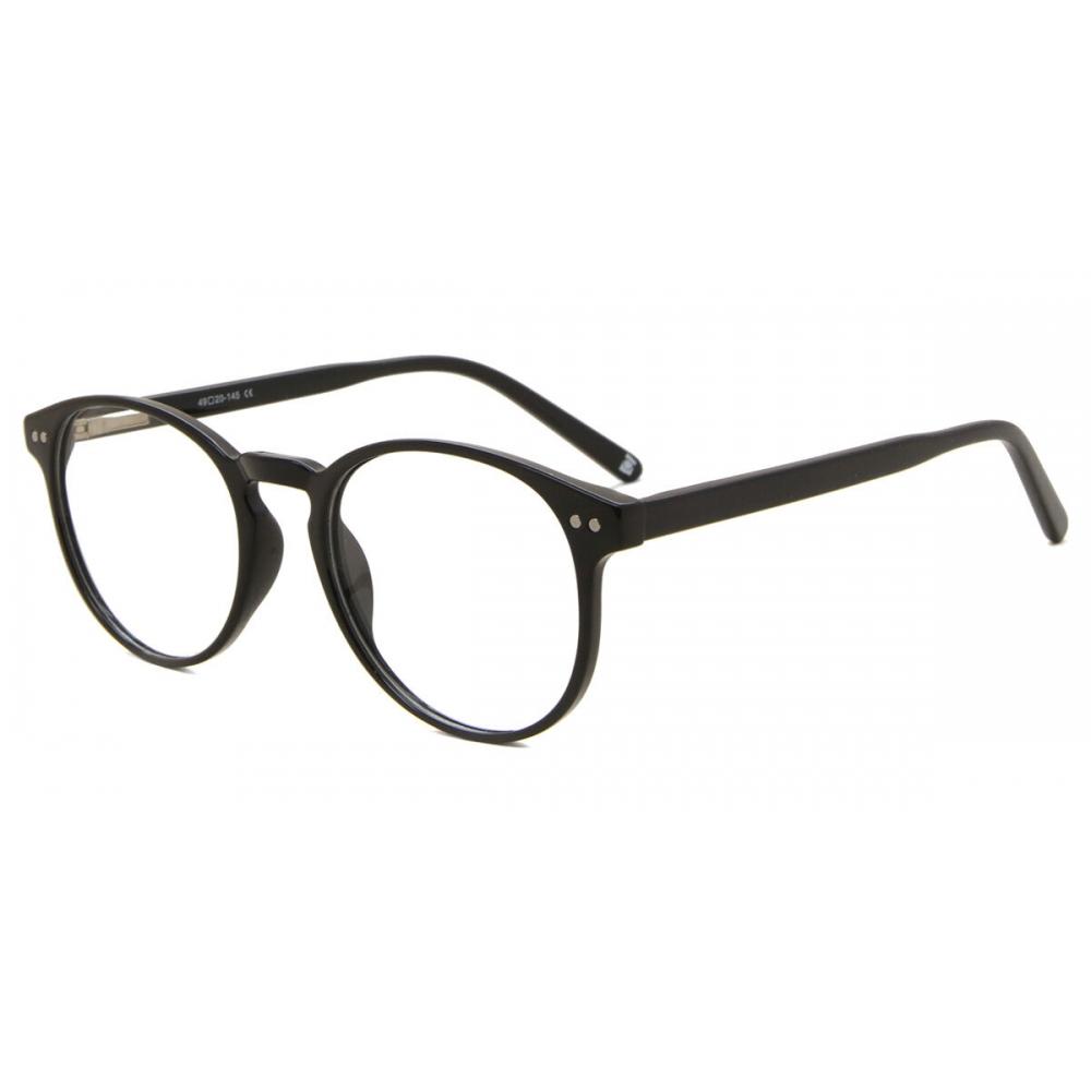 Full Rim Oval Shiny Black Smartbuy Collection Noor Cp109 Fashion Unisex Eyeglasses
