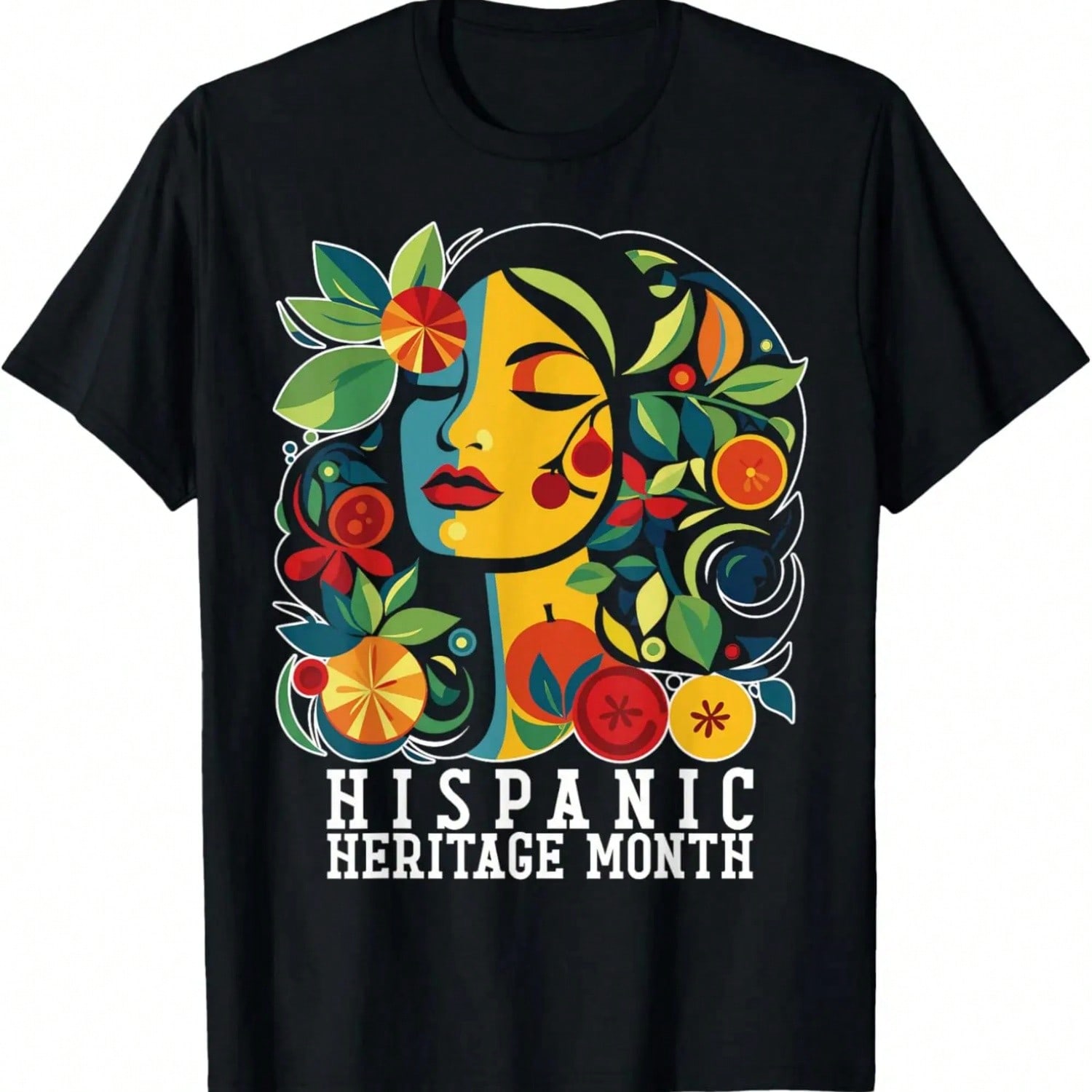 Hispanic Heritage Month Wounisex, unisex T-Shirt,100% Cotton.Jpg S разноцветный