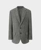 BROOKS BROTHERS Harris Tweed Sack Jacket (Grey) (Bbjsmmg401)
