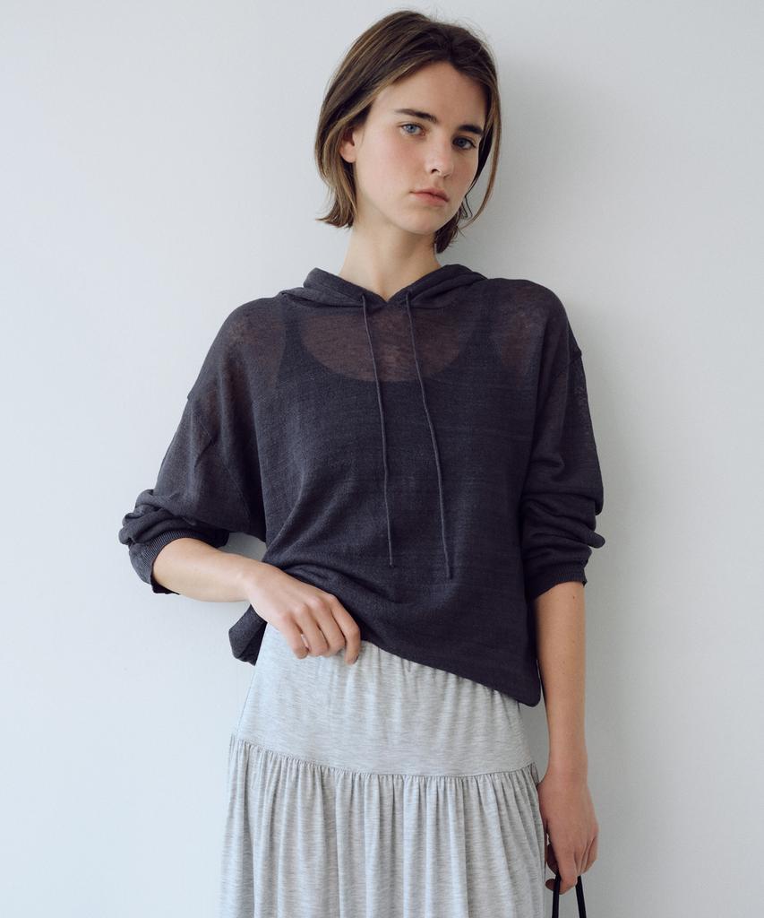 Yulago Linen Hooded Knit