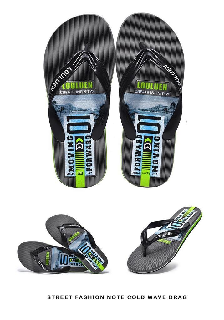 Men's Trendy Non-Slip Flip-Flops for Home and Beach - 2025 Summer Collection