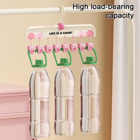 Non-Slip Hangers with Clips Multi-Clip Drying Rack Animal Claw Clip Clothes Hanger Wardrobe Organizer for Socks Underwear Home Dormitory Use