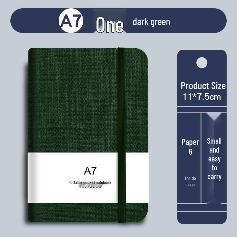 Frischer Stil A6 A7 Tasche Effizienzplaner – Leichtes Kunstledernotizbuch