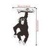 Black Gorilla Monkey Wall Sticker Decal for Living Room Bedroom Background Decor