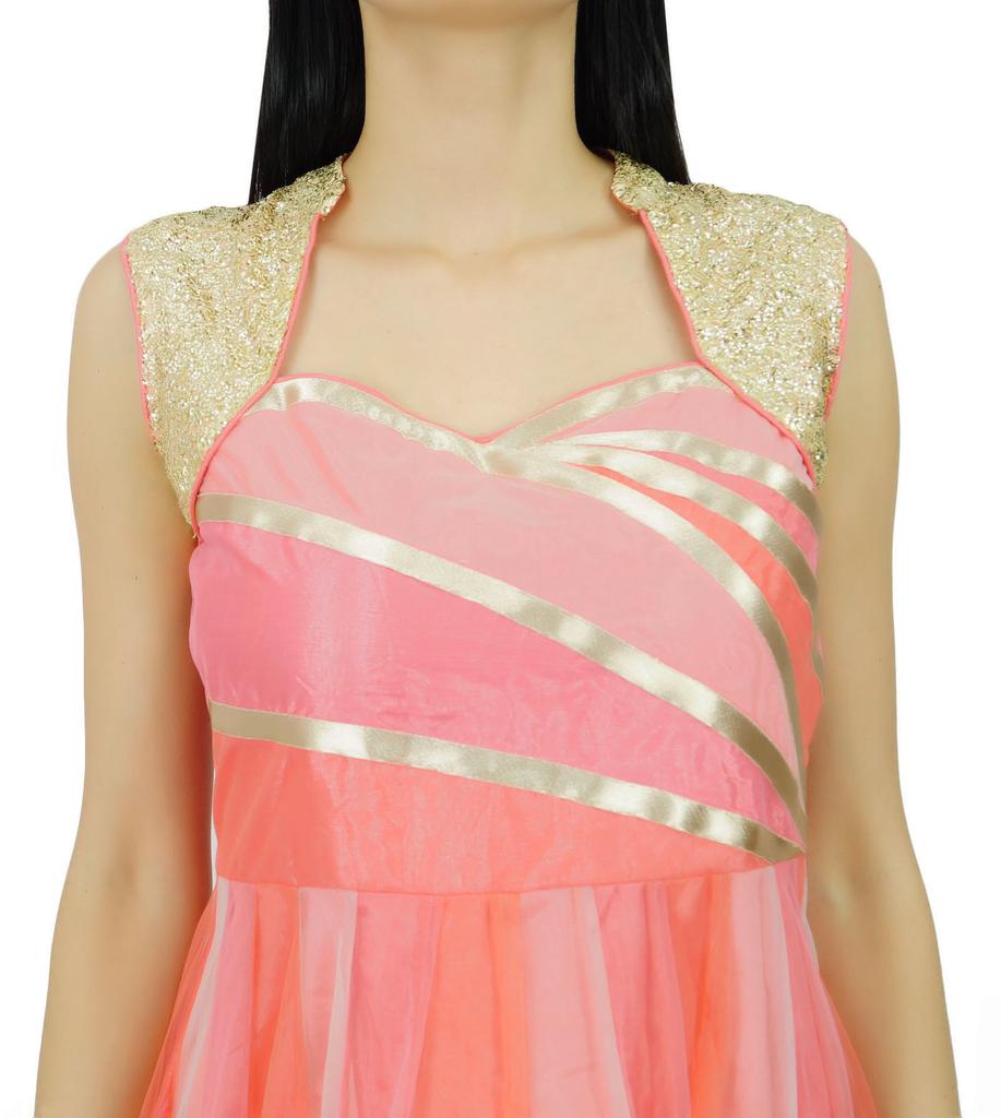 Atasi Womens Partywear Long Anarkali Suit With Dupatta Designer Suit