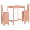 VidaXL 3-piece Garden Bar Set Solid Douglas Wood, Pub Set, Patio Bar Set, Table Set 3157768