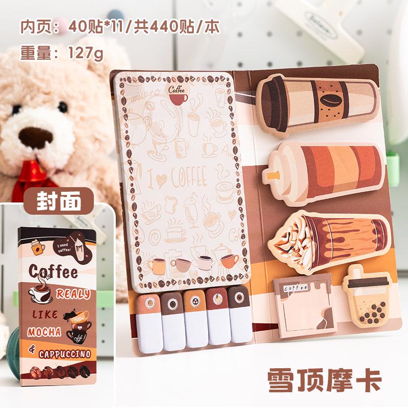 Scrapbooking Sticky Notes Cute Adhesive Stickers Journal Decoration Stickers Lovely Classification Marking Labels For Notes