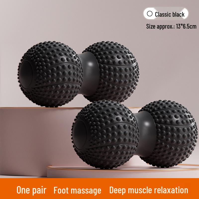 Peanut Fascia Ball: Foot, Lumbar & Neck Massage for Muscle Relaxation and Yoga Fitness.