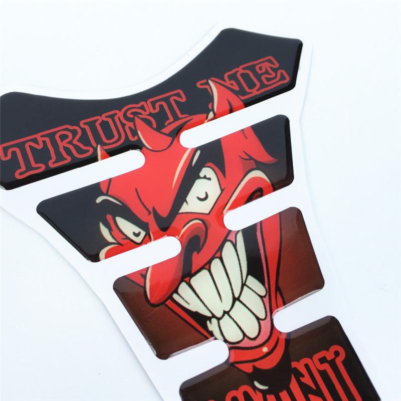 Universal Fit 3D Car Motorcycle Gas Fuel Tank Pad Sticker Decals