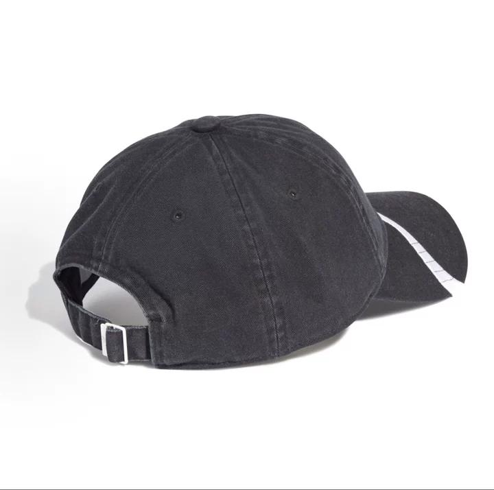 Adidas  Chic Graphic Embroidered Curved Brim Hat for Young Men Women, Adjustable Breathable UV Protection Headwear