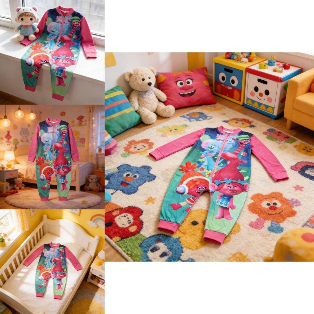 Kpop Demon Hunter Kids Pajama Set With Cotton Blend Fabric For Casual Wear And Spring Autumn