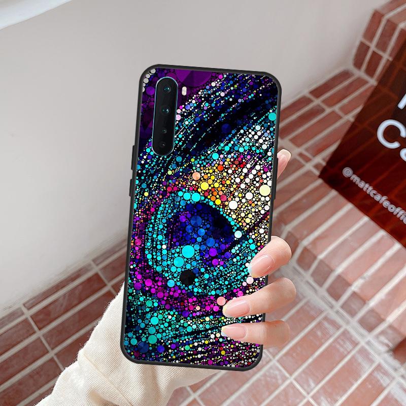 Peacock Feathers Case For OnePlus Nord 5 CE 2 3 4 Lite N20 N30 OnePlus 15 13 12 11 10R 13R 10T 13T 12R Cover