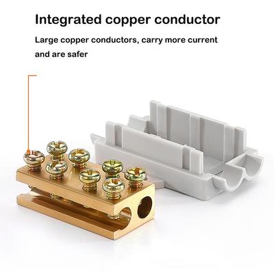 New High Power High Power Splitter No Disconnection T-type Quick Terminal Block Wiring Connector Electrical
