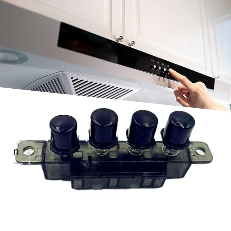 Convenient Piano Type Pushbutton Switch User Friendly Pushbutton Switch Metal Key Switch Perfect for Kitchen Appliances