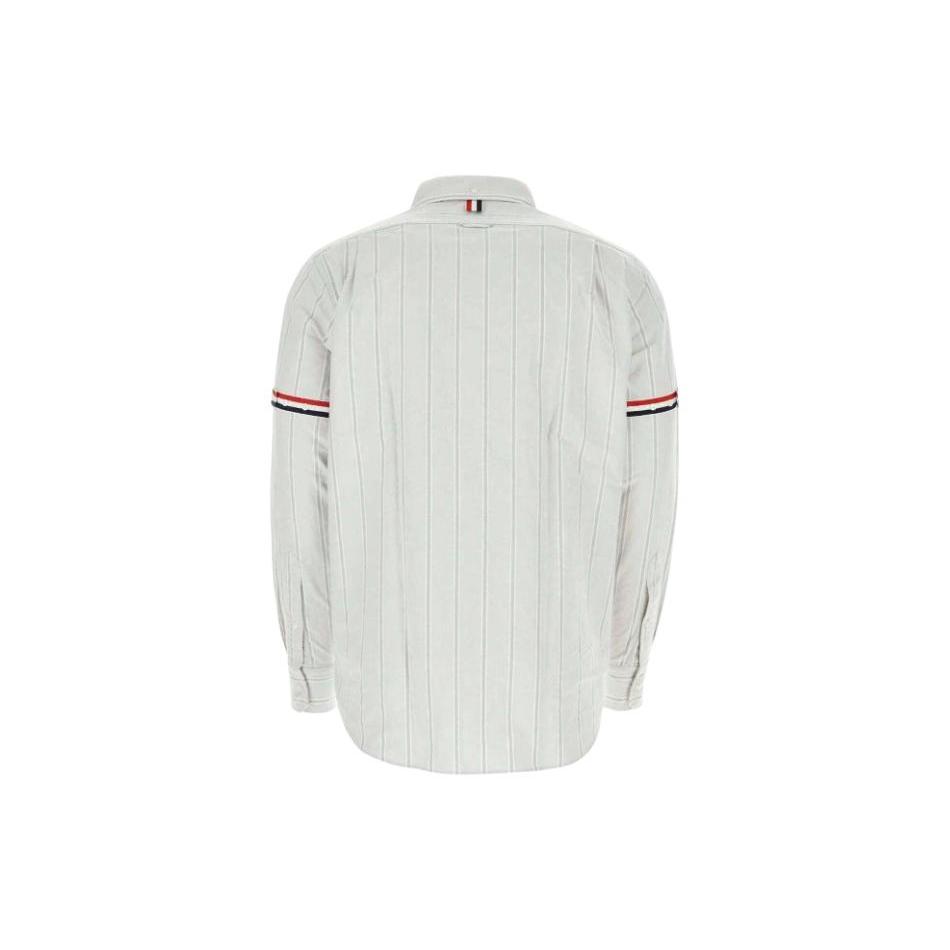 THOM BROWNE Rwb Striped Long Sleeved Shirt MWL301O-07720-035