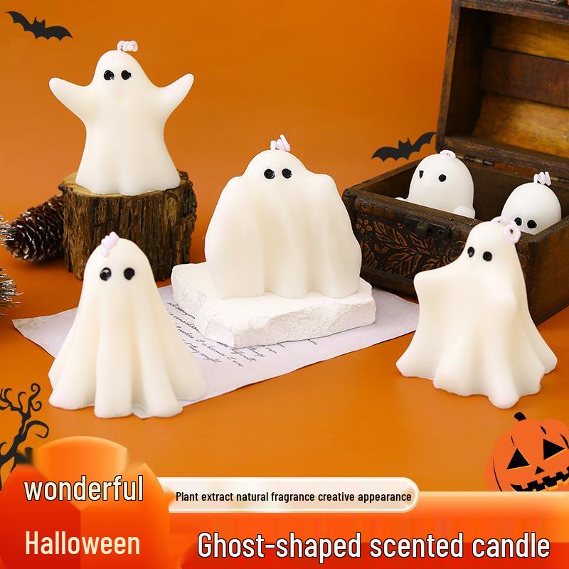Halloween Little Ghost Scented Candle - Creative Home & Festival Decoration Souvenir