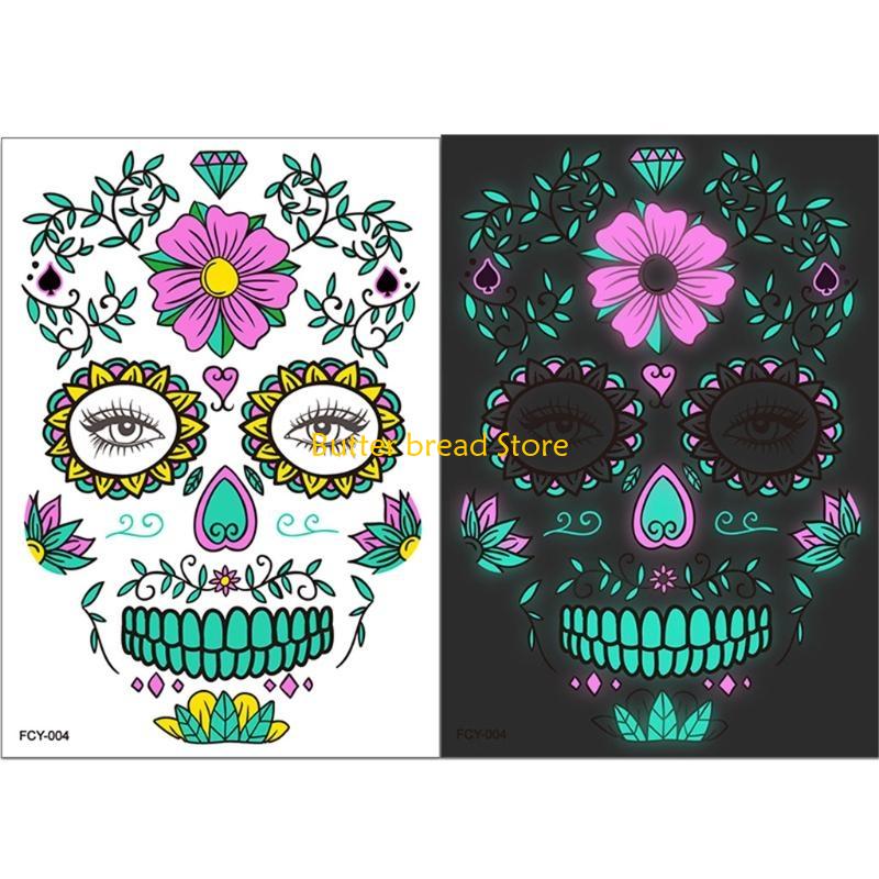

W89C for Facial Makeup Sticker Special Waterproof Dress Up for Halloween
