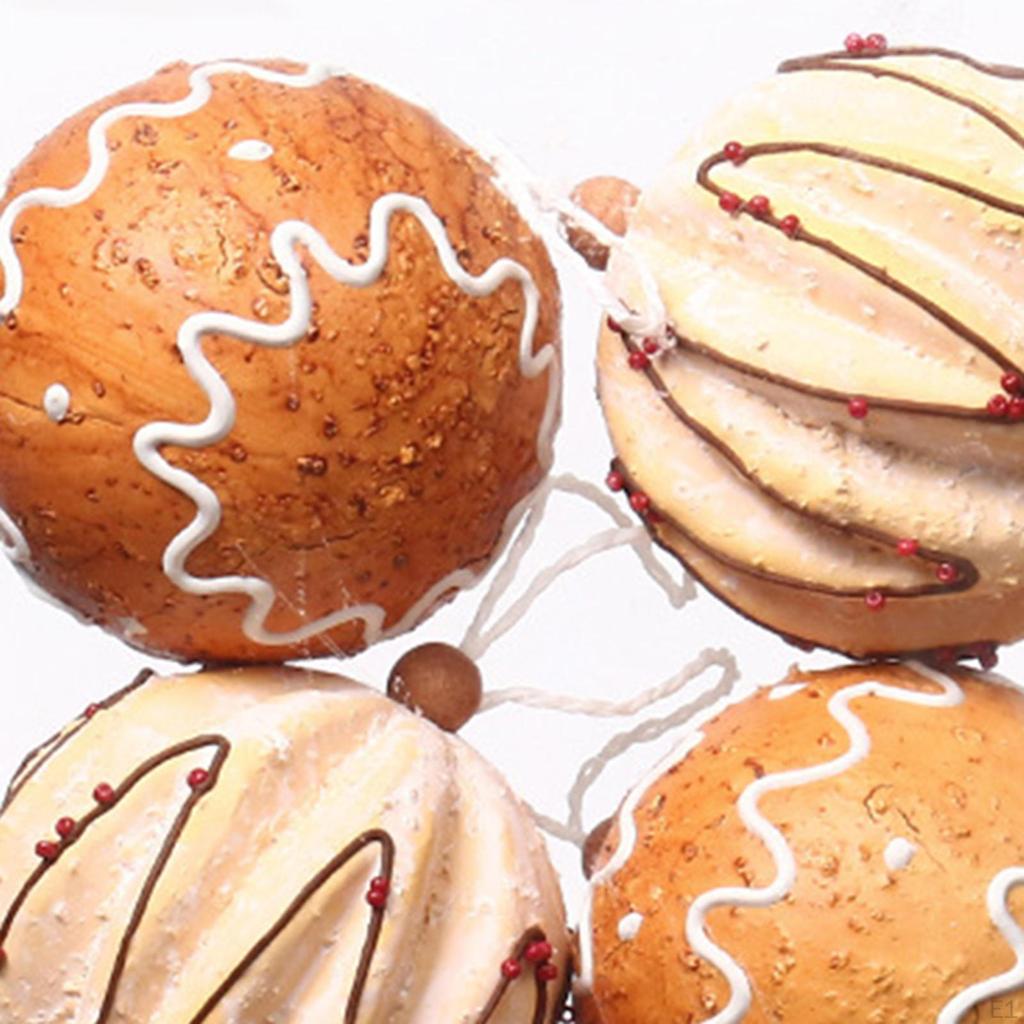 6 Stück Weihnachtskugel-Ornamente Baumschmuck Weihnachtsdekor Anhänger Tropfen