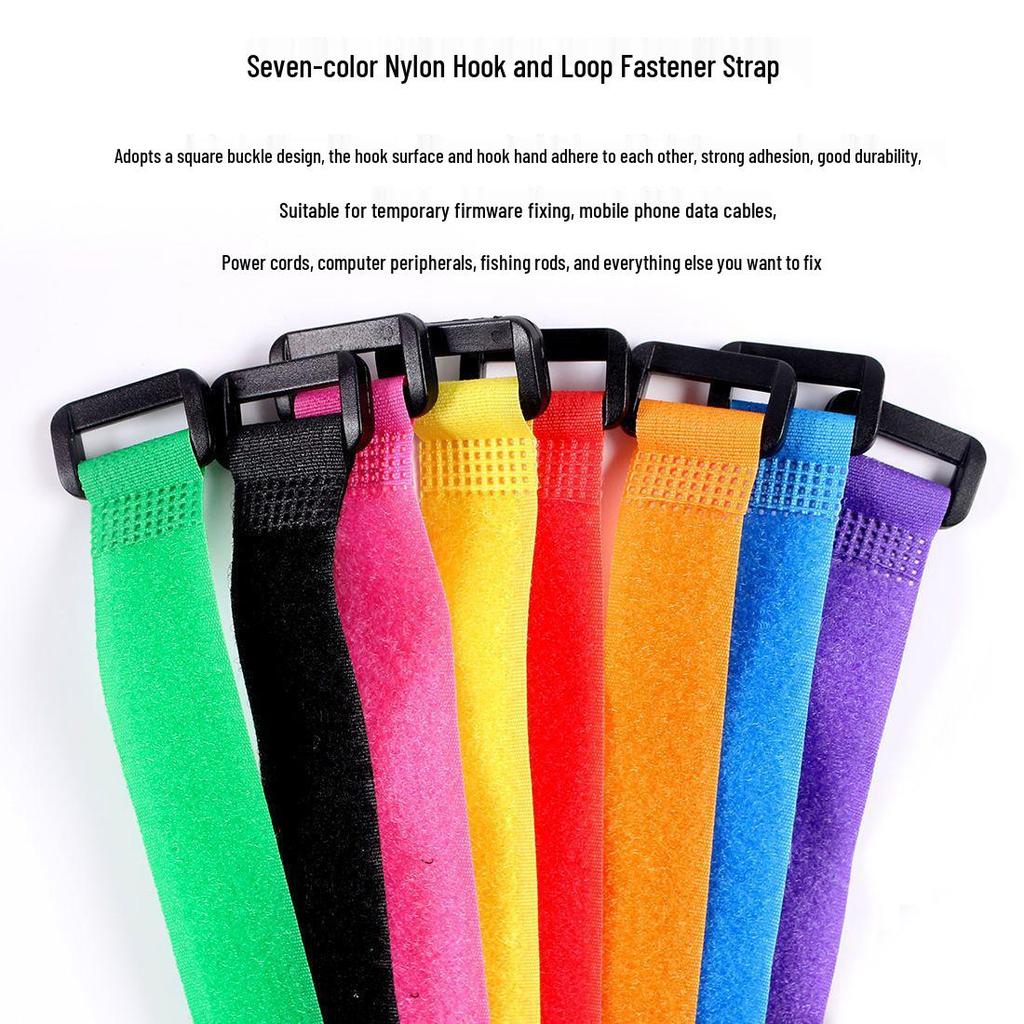 Buckle Velcro Strap: Reversible Cable Tie and Data Binding Solution