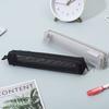Mesh Pencil Case Storage Bag For Exams Portable Pencil Case Multi-Functional Square Stationery Pencil Pouch School Supplies