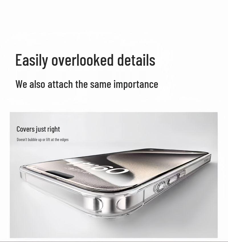 AR Curved Edge Anti-Reflective Tempered Screen Protector for iPhone 12/13/14/15 Pro/Max
